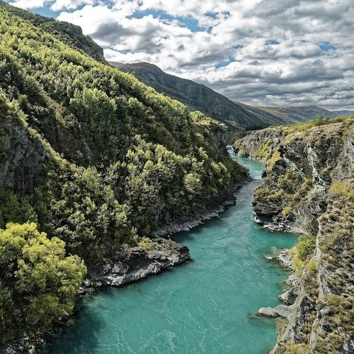 Fiume Kawarau Nuova Zelanda anduin signore degli anelli