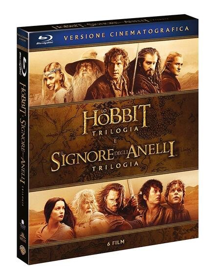 hobbit signore anelli box bluray