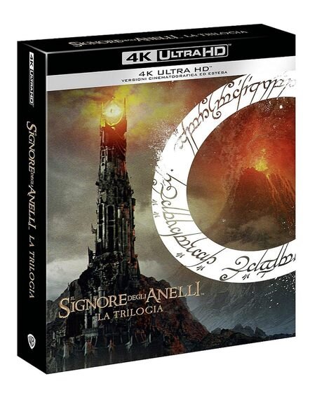 signore anelli trilogia 4k box