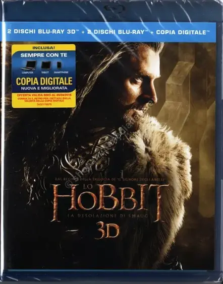 desolazione smaug 3d bluray